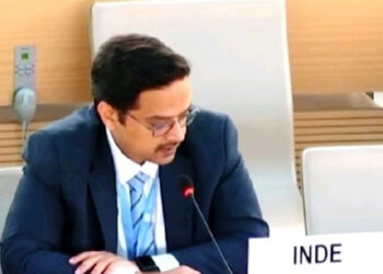 Who is Kshitij Tyagi, who gave a strong reply to Pakistan?