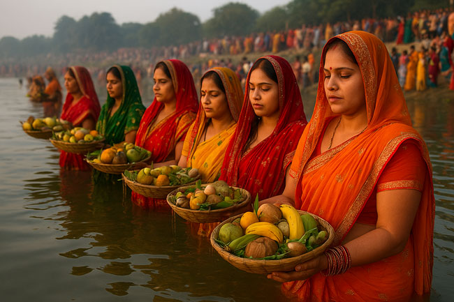 Chhath Puja Begins: A Festival of Faith, Discipline, and the Sun’s Radiance