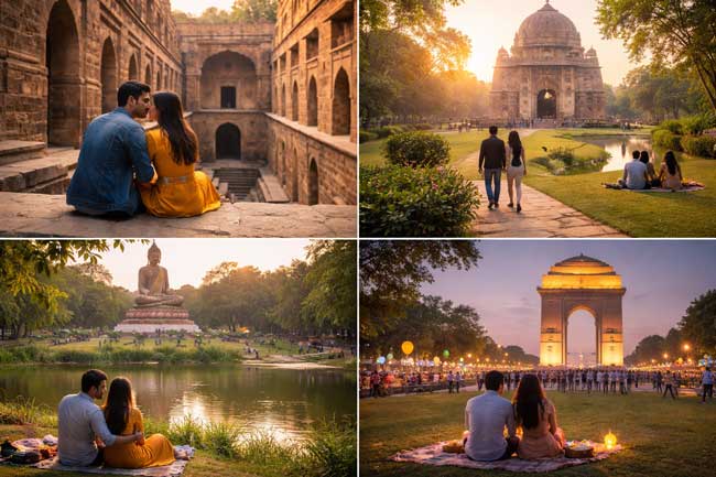 Love Without the Cost: 5 Free Romantic Spots in Delhi This Valentine Week