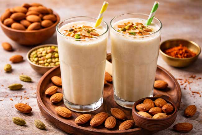 Thick, Rabri-Style Almond Shake for Summer