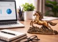 Feng Shui Tip: Running Horse Figurine on Your Desk for Career Success