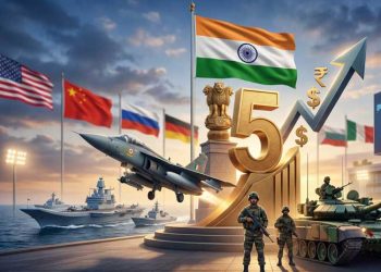 India Climbs to 5th Spot in Global Defence Spending Rankings