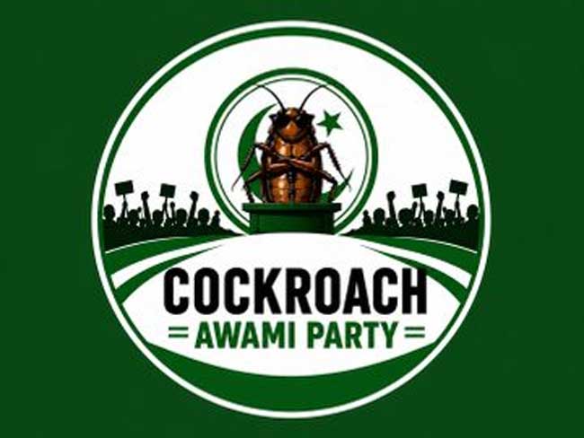 Pakistan’s ‘Cockroach Awami Party’ Goes Viral, Draws Youth Support