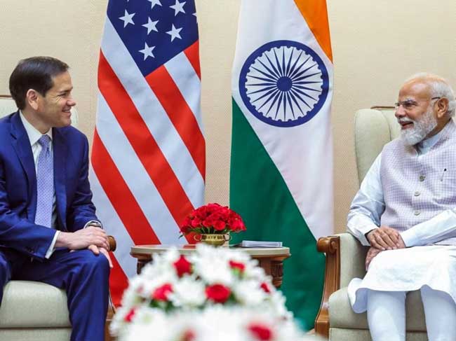 Modi, Rubio Hold Hour-Long Talks, Deepen India-U.S. Strategic Cooperation