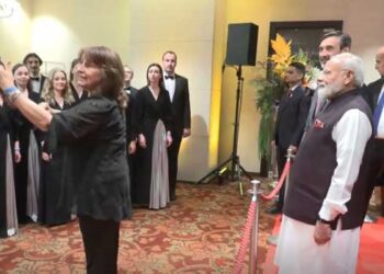 Vande Mataram’ Welcomes PM Modi as He Arrives in Slovakia
