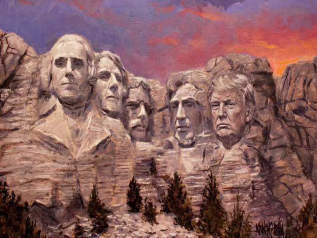 Trump’s Mount Rushmore Post Sparks Fresh Political Discussion in US