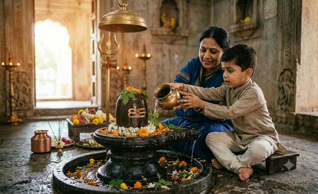 Why Water Is Offered on the Shivling — A Spiritual Perspective