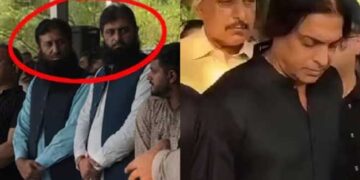 LeT-Linked Figures at Shoaib Akhtar’s Brother’s Funeral Spark Controversy