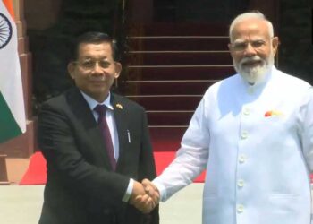 PM Modi Hosts Myanmar President in New Delhi for Key Bilateral Talks