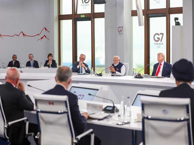 At G7 Summit, PM Modi Calls for Trust-Based Global Partnerships