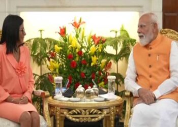 PM Modi Holds Key Talks with Venezuela’s Acting President Delcy Rodríguez